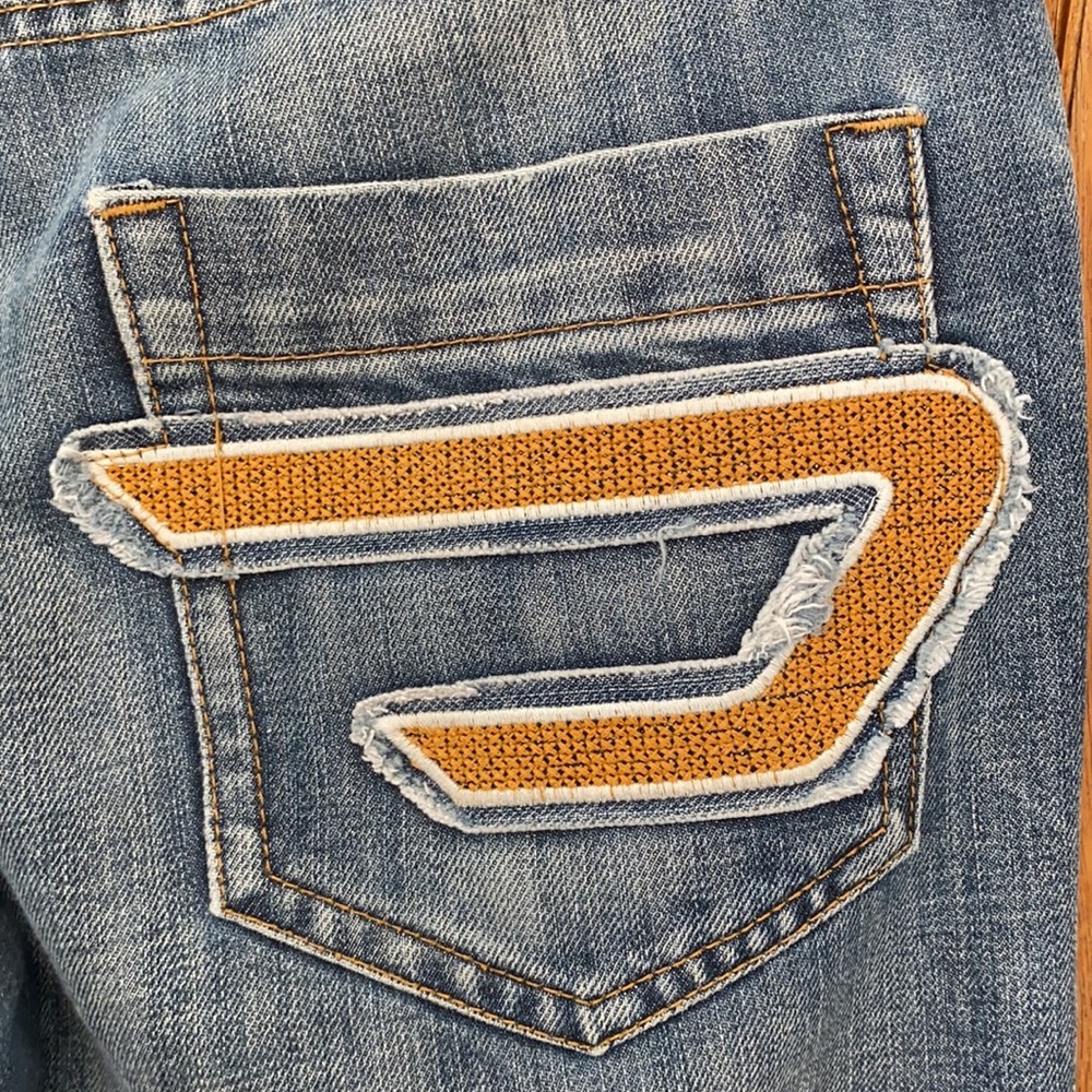 Diesel denim jean 30 waist 33 inseam blue button fly 5 pocket 100% cotton - Picture 6 of 16